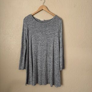 Pinc Loose Fit Gray Sweater Dress - L/XL